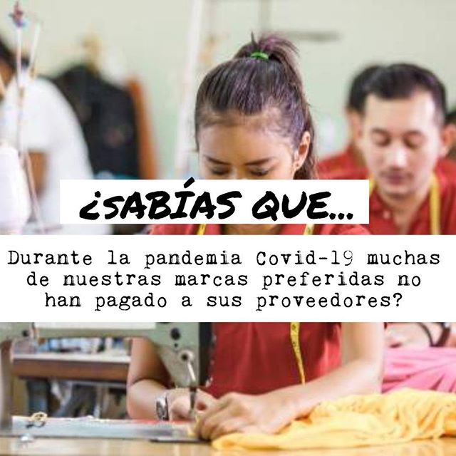 A causa de la pandemia muchas empresas han tenido que reinventarse para sobrevivir a la crisis económica y la falta de ventas.

Muchas de nuestras marcas de ropa preferidas decidieron suspender el pago del eslabón más debil en la cadena de producción: los trabajadores de las fábricas textiles.

Los trabajadores dependen del salario que reciben para mantener el bienestar de sus familias que generalmente viven en países pobres como el nuestro. Nosotros como consumidores debemos informarnos de quienes se han comprometido a honrar sus obligaciones y quienes no.

Como consumidores tenemos mucho poder ¡Investiguemos, informemonos! 
Nuestras prendas tienen historia y en Batista queremos que conozcas un poco de ello.

#modasostenible #PayUp